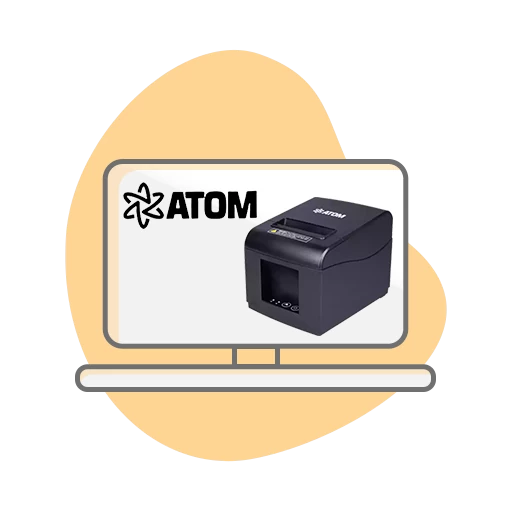 دانلود درایور فیش پرینتر حرارتی atom S300، داریور ترمال پرینتر اتم