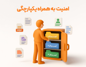 امنیت به همراه یکپارچگی در امور مالی با استفاده از ویژگی مدیریت متمرکز چند موسسه در نرم افزار حسابداری رستورانی زعفران تولید شرکت پژواک