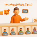 ثبت و گزارش کامل پرداخت ها از مزایای استفاده از امکان افزودنی حقوق و دستمزد پرسنل در نرم افزار حسابداری رستورانی زعفران تولید شرکت پژواک