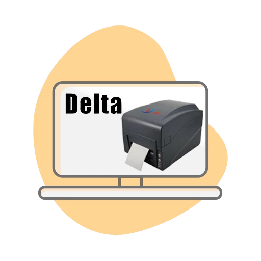 دانلود درایور لیبل پرینتر دلتا (delta 4300)، داریور ترمال پرینتر لیبل دلتا مدل (delta 4300)