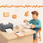 صدور فیش حقوقی در نرم افزار حسابداری رستورانی زعفران