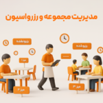 مدیریت مجموعه و رزرواسیون از مزیت های استفاد از ویژگی افزودنی سفارشگیر گارسون در نرم افزار حسابداری رستورانس زعفران تولید پژواک