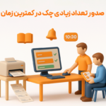 چاپ چک در نرم افزار زعفران