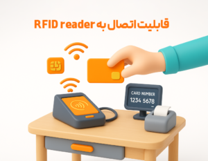 قابلیت اتصال نرم افزار حسابداری رستورانی زعفران به دستگاه RFID و صدور کارت هدیه و کارت خرید