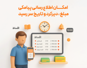 ویژگی اقساط در نرم افزار فروشگاهی پرنس 4