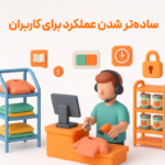 ویژگی بخش و انبار اختصاصی کاربر در نرم افزار فروشگاهی پرنس و رستورانی زعفران 3