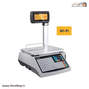ترازوی فروشگاهی لیبل‌پرینتر رادین MK II با ستون و اتصال Wi-Fi
