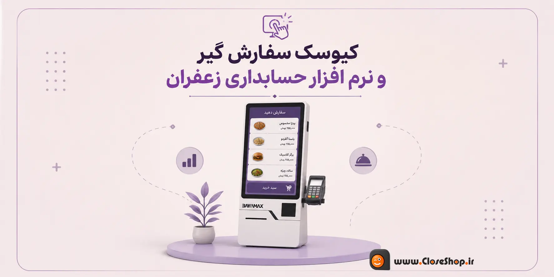 Modern self ordering kiosk copy