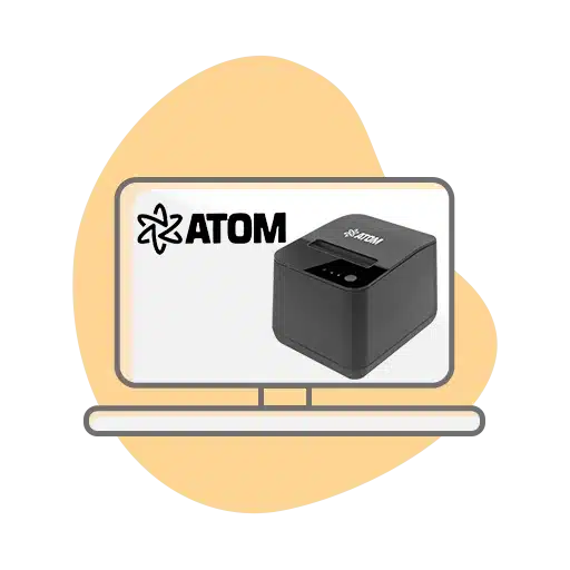 دانلود درایور فیش پرینتر حرارتی atom S300i، داریور ترمال پرینتر اتم