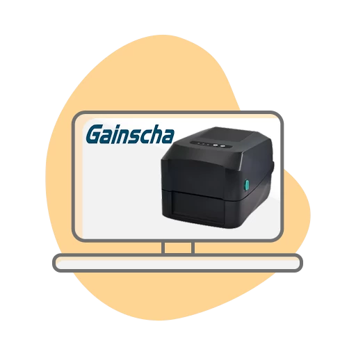 دانلود درایور لیبل پرینتر گینشا مدل (Gainscha GS2406T)، داریور ترمال پرینتر لیبل گینشا